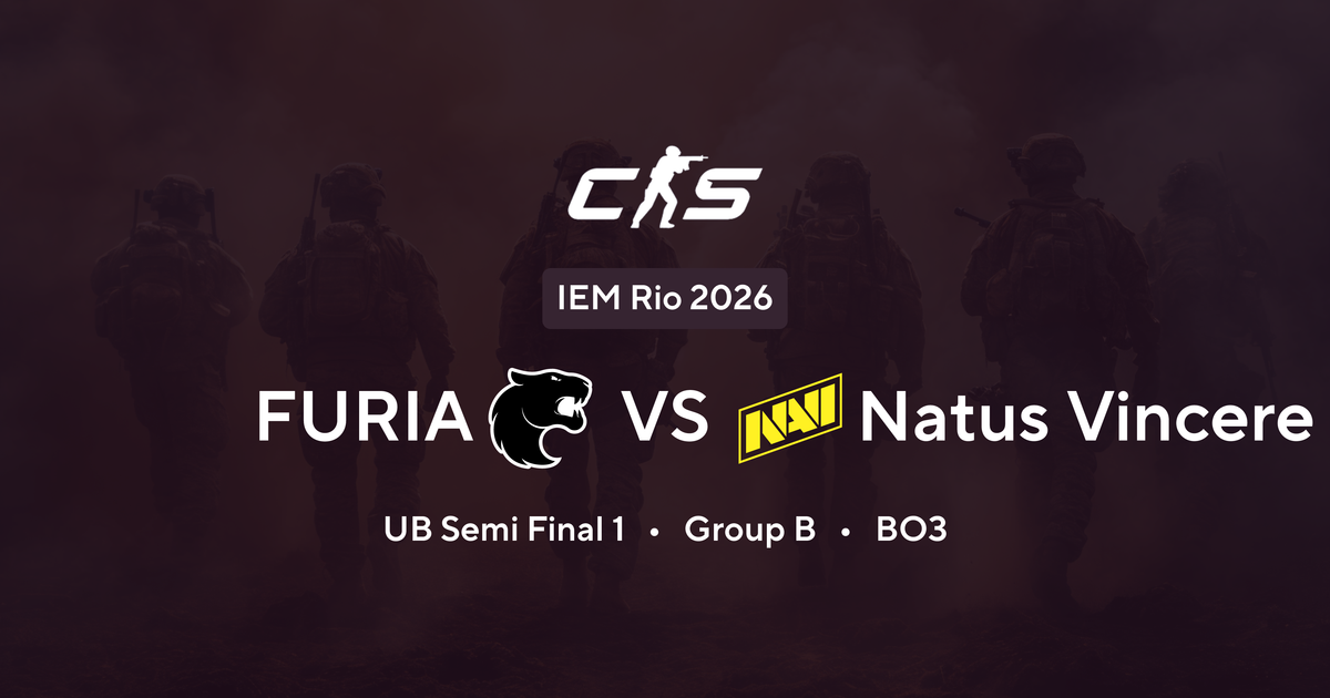 Aksi FURIA vs NAVI - Laga CS2 Kompetitif